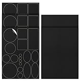 Daunenjacke Flicken Reparaturset - Flicken Daunenjacke Selbstklebend Stoff, 5 Blätter, für Zelt, Jacken, SchlafsäCken, Nylon-Ripstop, Flicken FüR Daunenjacke Reparatur Patches, Bügelflicken Schwarz