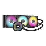 Corsair iCUE LINK TITAN 360 RX RGB-Kühler für CPU – 360 mm AIO – 3x RX120 RGB-Lüfter integriert – Gefertigt für Intel LGA 1851/1700, AMD AM5/AM4 – Inklusive iCUE LINK-Systemhub – Schwarz