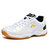 ForceRoute Badmintonschuhe,Volleyball Pickleball Turnschuhe,Squashschuh,Badminton Hallenschuhe,Herren Damen,rutschfeste,Atmungsaktive,Leichte,Unisex,für Verschiedene,Sport Outdoor Fitness