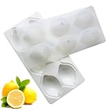 Silikon-Backform – Zitronen-Silikon-Lebensmittelformen, Cupcake-Form, wiederverwendbar, antihaftbeschichtet, Backzubehör für Kekse, Kuchen, Dessert, Lebensmittel, Leckereien, Geburtstag, Weihnachten