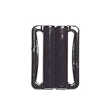 Großhandel für Schneiderbedarf Bikiniverschluss Kunststoff schwarz 20 mm Stegbreite