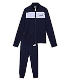 PUMA Boy's Poly Suit Cl B Track Suit,Blau (Peacoat), 164