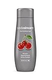 SodaStream Sirup Kirsche ohne Zucker, 1x Flasche ergibt 9 Liter Fertiggetränk, Sekundenschnell zubereitet und immer frisch, 440 ml