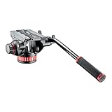 Manfrotto Flacher Videokopf, geeignet für kompakte Videokameras und DSLR-Kameras, ideal für Filmaufnahmen, Videografie, Inhalte-Erstellung, Vlogging und Live-Streaming