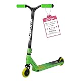HUDORA Stunt Scooter Kinder - Hochwertiger Stunt Roller für Kinder von 6 - 10 Jahren I Robuster Freestyle Scooter mit 360°-BMX-Lenkung - Kindgerechter Trick Roller für bis zu 100 kg