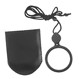 ARTIBETTER 1 Satz Handheld -led -lesen Lesen Lektüre Glas Nacken Große Lupe Hängend Halslupe Zum Aufhängen Lupen Für Bastelarbeiten Tragbar Leselupe Für Ältere Menschen Schwarz Abs