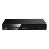 Panasonic Blu-ray-Player DMP-BD84EB, ohne Kodierung, Smart ICOS,-Blu-ray Regionen A, B und C, DVD Regionen 1–8,-YouTube, Netflix etc.,-HDMI-Ausgang,-HDD-Wiedergabe,-mattschwarze Oberfläche