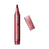 KIKO Milano Long Lasting Colour Lip Marker 104 | Lippenstift No-Transfer, Natürlicher Tattoo-Effekt Und Extrem Langer Halt (10 Stunden)