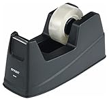 Stylex 23288 - Klebefilm-Tischabroller inklusive einer Rolle Klebefilm, schwarz