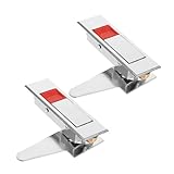 Operitacx 2 STÜCK Elektrisches Schranktür Verriegelungssystem Druckknopfverschluss für Schaltschränke und Briefkastentüren Einfache Installation Vielseitige Anwendung Schlüssellose