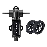 Meter/Yard Counter Messgerät Metallgehäuse Rollrad Mechanische Messung Meter Roller Typ Meter