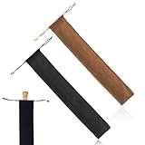 UEIOAVL Koffer & Hüllen für Holzblasinstrumente 2-teiliges Flötenetui-Set für Sopranblockflöte, Blockflöte, Flötentasche, Sopranblockflöte, Samtbeutel, perfekt für Flöte, Klarinette