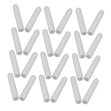 SOLUSTRE 100 Stück Spülmaschinenschutzkappe Reparaturset für Geschirrspüler Deckel für Spülmaschine Ersatzteile für Geschirrspüler spülmaschinenzinkenkappen Spülmaschine Rackkappen PVC Weiß