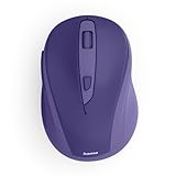 Hama Maus kabellos (optische Funkmaus ohne Klickgeräusch, ergonomisches Design, 6 Tasten, mit Browsertasten, 800/1200/1600 DPI, 2,4 GHz Technologie, ideal als Computermaus, Laptopmaus) blau