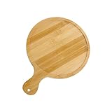 OUNONA 1 Stück -Pizza -Brett groß Teller runden Servierschale Pizzapfannen Pizza schälen runde Pizzapfanne Pizza-Servierplatte Pizzablech hölzern