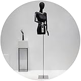 OUPAIAI Schneiderpuppe Schaufensterpuppe Damenbüste Weiblich, Höhenverstellbar 72.8-94.4in Nähtorso mit Buchenholzarmen und abnehmbarem Kopf für Kleid Schmuck Display(Silver,A)