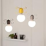 Girl Room Butterfly Eisen Kronleuchter E27 Prinzessin Lite Kronleuchter Dekoration Kinder Zimmerfarbe Metall S Schlafzimmer Flur Schwarz, Farbe: Pink