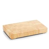 Zeller 24801 Hackblock, Gummibaum, ca. 42 x 27 x 5,5 cm, Beige