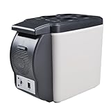 Tragbarer Kühlschrank fürs Auto,Autokühlschrank,12V Kühler und Wärmer - Elektrischer Kühl- und Wärme-Camping- mit 6 Liter Fassungsvermögen für Camping-Reise-Picknicks