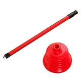 ULTECHNOVO Leistungsstarker Toilettenpömpel mit Starkem Saugnapf Robuster Wc Sauger zur Effektiven Rohrreinigung Verstopfungswerkzeug für Haushalt und Badezimmer Einfach Anzuwenden