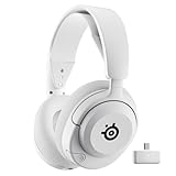 SteelSeries Arctis Nova 5 Wireless - Gaming Headset- Multi-System - Magnetische Neodym-Treiber - Über 100 Audio Presets - 60 Std. Akkulaufzeit - 2,4 GHz oder BT -ClearCast Gen2.X-Mik -PC,PS5,PS4 -Weiß