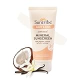 Suntribe Mineralische Baby & Kinder Bio-Sonnencreme LSF 30/100 ml, Parfümfrei - 100% Natürlich & Riffsicher, Nanofreies Zinkoxid, Wasserfest - 'Beste Mineralische Sonnencreme' (The Independent)