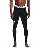 Under Armour Herren UA CG Armour Leggings, ultrawarme Sportleggings, Laufhose für Männer mit 4-Way-Stretch und Anti-Geruchs-Technologie, Schwarz / / Weiß, MD