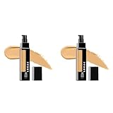 LORAC PRO Foundation, Make-up - Foundation, cremige Make-up Base, mittlere bis volle Deckkraft, mit Vitamin C, ohne Duftstoffe und vegan, Cruelty Free, Farbton 4 Grundierung (Packung mit 2)