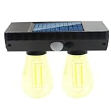 Solar Außenleuchten - Wasserdichte Solar-Lampen Für Garten Terrasse & | Helle Beleuchtung Mit Bewegungsmelder Für Hof Garage Vorgarten & Außenbereich