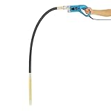JJsdwin Elektrischer Betonrüttler, 1300W Innenrüttler Flaschenrüttler mit 1,5m Vibrierender Stab, Vibrationsstablänge Betonvibrator für Restaurierung und Straßenbau