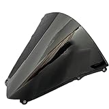 Windschutzscheibenabweiser Für H2SX 2015-2023 Motorrad Windschutzscheibe Bildschirm Windabweiser(Schwarz)