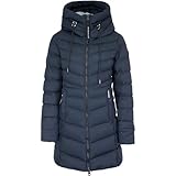 khujo Tuhani Matt Women Parka Winterjacke (DE/NL/SE/PL, Alphanumerisch, L, Regular, Regular, BLU-NIG)