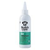 Buddycare Hundeohrreiniger, beruhigende Ohrenreinigungslösung für Hunde, natürlich gewonnene Inhaltsstoffe mit Aloe Vera (200 ml, 1 Stück)