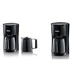 SEVERIN Filterkaffeemaschine mit 2 Thermokannen, Kaffeemaschine für bis zu 8 Tassen je Kanne & Filterkaffeemaschine mit Thermokanne, Kaffeemaschine für bis zu 8 Tassen