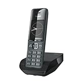 Gigaset Comfort 520 - Schnurloses DECT-Telefon - Elegantes Design, Brilliante Audioqualität auch beim Freisprechen, Komfort Anrufschutz, Adressbuch mit 200 Kontakten, titan-schwarz [Deutsche Version]