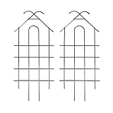 Gartengitter - Metall Rankgitter Für Weinreben | 52 cm hohes Weinreben-Rankgitter - Für Innenraum Feier Türrahmen Gartentor Gurken Ranken Rosen