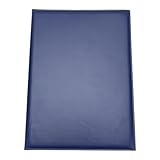 Healeved A4 Leder Zertifikatshülle Gepolstert Leere Urkundenmappe für Diplome Kunstleder Schutzhülle In Blau Präsentation für Büro und Schule