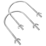 NOLITOY 2 Stück U Förmiger Rollenhaken für Ölradiatoren Zubehör für Elektrische Heizkörperrollen Stabile Halterung für Mobilen Heizkörpertransport