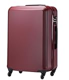 Reisekoffer, Gepäck, harte Seite, Kabinentrolley, leicht, Rosso, 71 cm