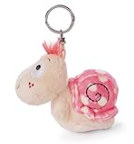 NICI 47935 Schlüsselanhänger Schnecke 10cm rosa, beige