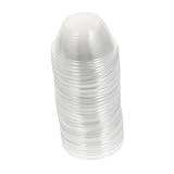 ORFOFE 100 Stück Teiliges Hydroponik Pflanzenabdeckungen Transparente Feuchtigkeitsbewahrende Hauben Frostschutz und Wärmeisolierend für Soilless Pflanzenanzucht und Gartenpflanzen Robust