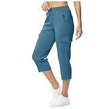 Damen-Sporthose, schmale Passform, Körperinterview, leichte Reise, elastische Taille, Jeans, elegante Bauhose, Jogger, Arbeit, hohe Taille, öffentliche Hosen für Frauen, blau, S