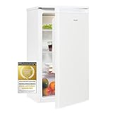 Exquisit Kühlschrank KS85-V-091E weiss | 75 l Nutzinhalt | LED-Licht | 45cm