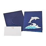 Guaber Dolphin Grußkarte Für Geburtstag Kindertag Thanksgiving Mütter Väter Tag Jubiläum Abschlussgrußkarte