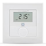 Homematic IP Smart Home Wandthermostat mit Luftfeuchtigkeitssensor, digitales Thermostat Heizkörper/Fußbodenheizung mit App, Temperaturmessung, Energie sparen, 156669A0