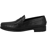 Geox Herren U New Damon B Loafer, Schwarz, 44 EU