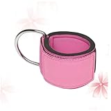 Cabilock Verstellbare Fitness Knöchelriemen mit Gepolsterten Manschetten für Beintraining und Kabelmaschinen Elastisches Widerstandsband für Gym Workouts für Gluteus Hamstrings Hip