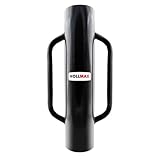 Pfahlramme für Zaunpfähle und Pfosten, 13,3 cm Durchmesser, 60 cm Höhe, schwarz