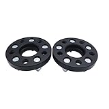 TAKPART 2 Stück 20mm Spurverbreiterung Distanzscheiben Set Ø63,3 5x108 mit 10 Stück Radschrauben M12x1,5 für Ford Focus Mk2 Mk3 ST RS 2005+ ST 225