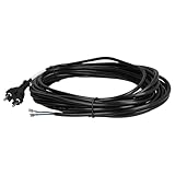 vhbw Universal-Stromkabel für Diverse Staubsauger z.B. kompatibel mit Kärcher, Siemens, Miele - 10 m Kabel 1000 W